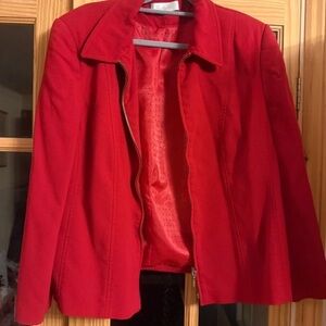 Chic Red Women's Blazer by Abrand